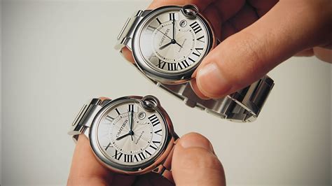 fake cartier vs real watch|cartier watch authenticity check.